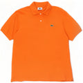 Camisa polo masculina Lacoste tamanho 4 médio algodão laranja