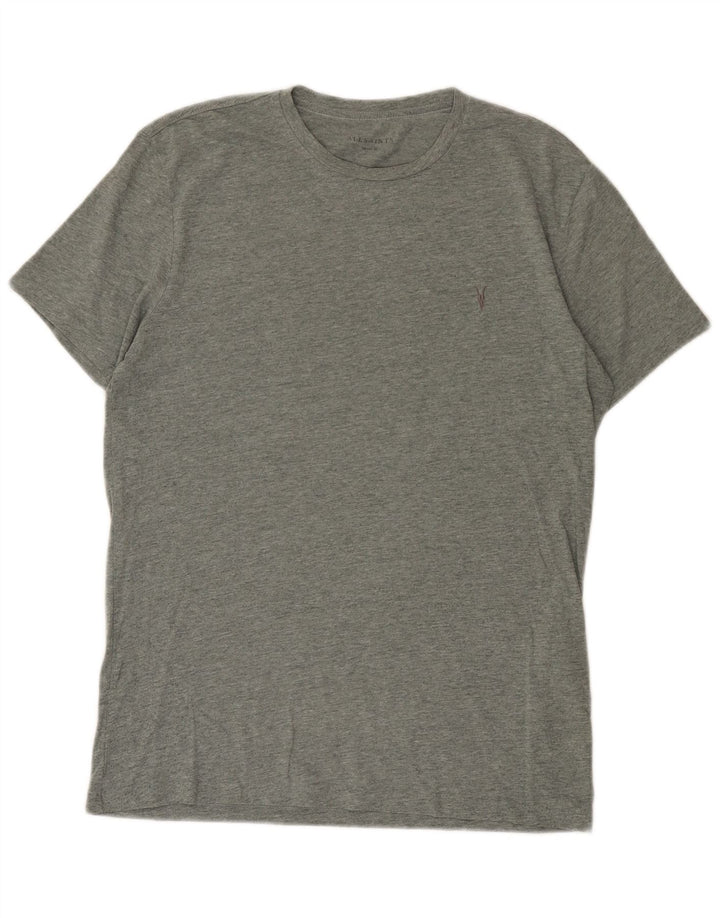 Camiseta masculina All Saints Top médio algodão verde