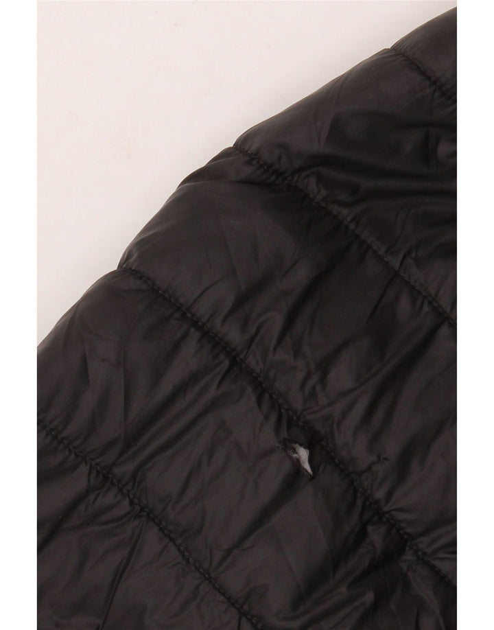 Jaqueta acolchoada masculina ZARA UK 44 2XL nylon preto