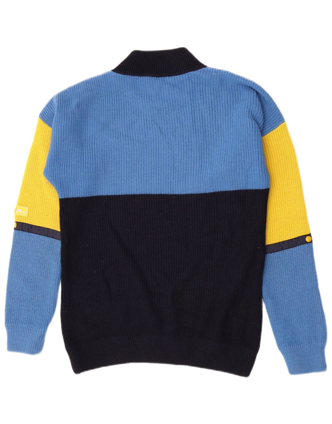 Marina Yachting Suéter masculino com gola tartaruga UE 38 azul médio náutico