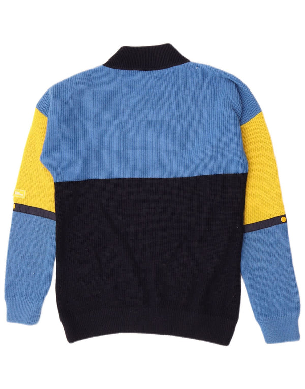 Marina Yachting Suéter masculino com gola tartaruga UE 38 azul médio náutico