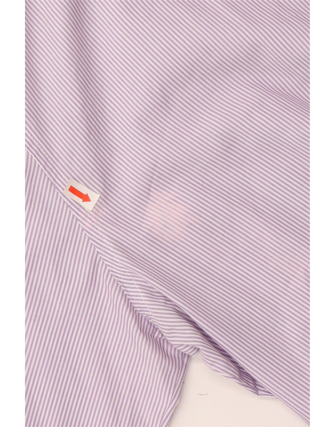 BENETTON Mens Shirt Large Purple Pinstripe Cotton Vintage Benetton and Second-Hand Benetton from Messina Hembry 