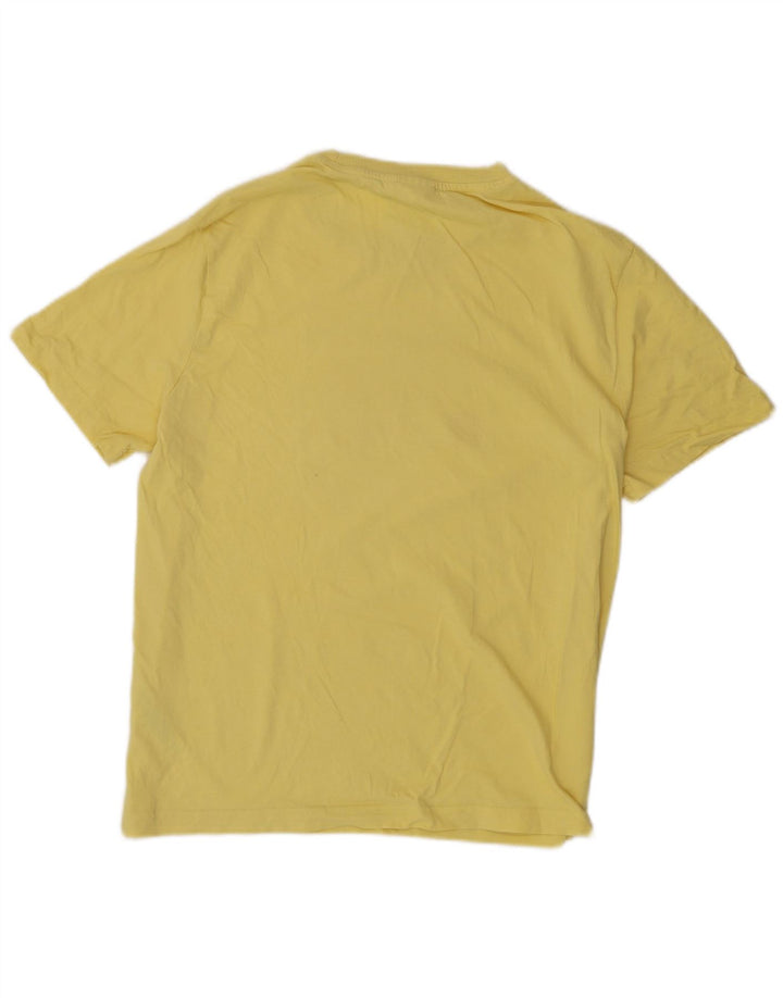 Camiseta gráfica masculina Think Pink Top IT 48 algodão amarelo médio