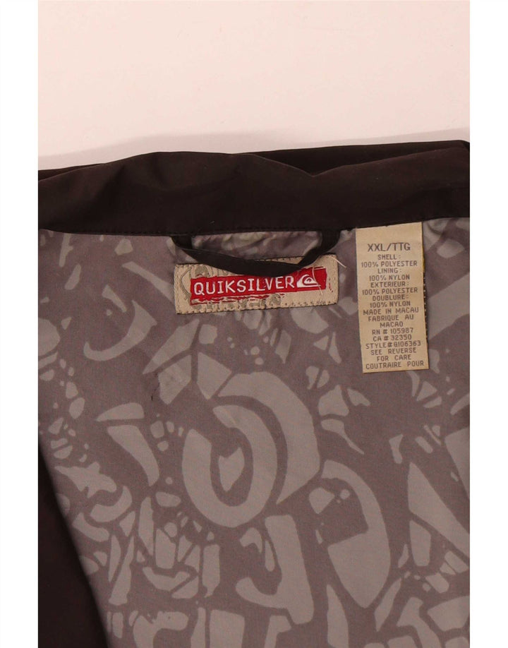 Jaqueta bomber masculina Quiksilver UK 44 2XL poliéster marrom