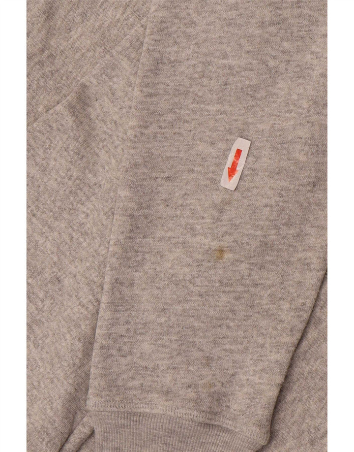 Fila moletom gráfico masculino jumper XS algodão manchado cinza