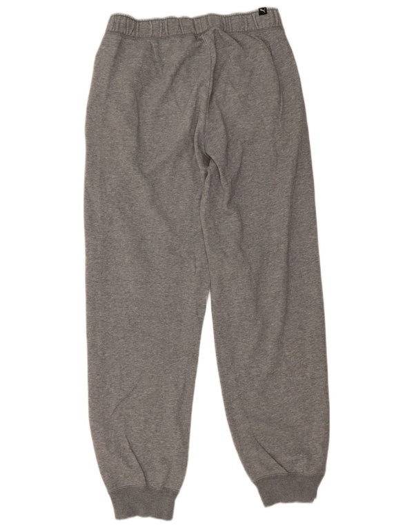 Calça esportiva masculina Puma Graphic Joggers grande algodão manchado cinza