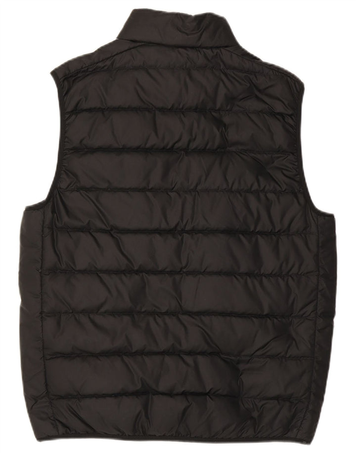 Colete acolchoado masculino Adidas UK 38 poliéster preto médio