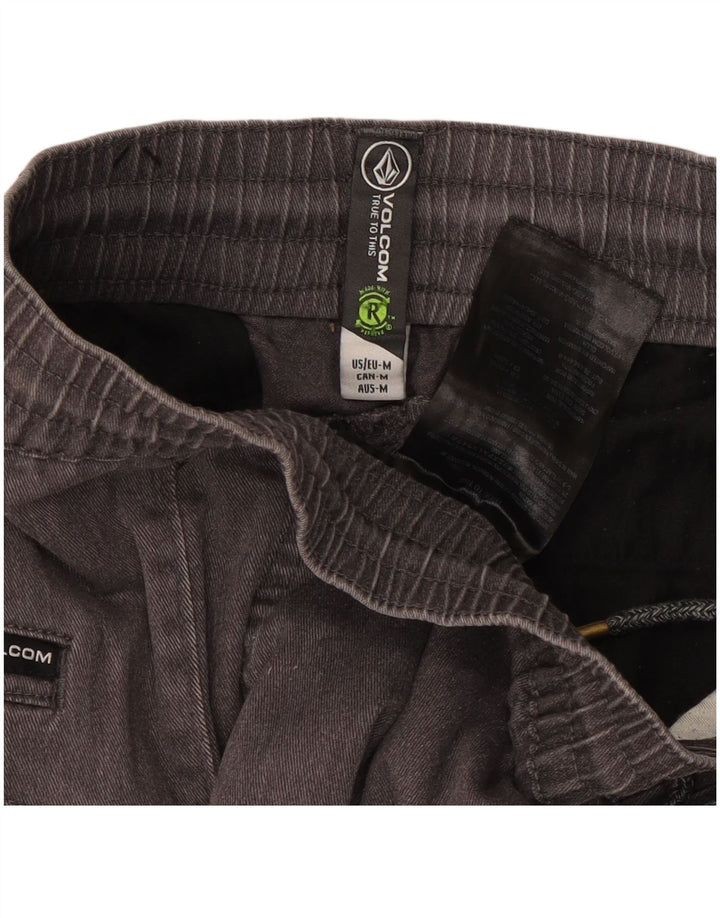 Calça jogger feminina Volcom Chino médio W30 L27 algodão cinza