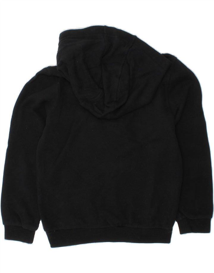 ELLESSE Girls Graphic Hoodie Jumper 6-7 Years Black Cotton Vintage Ellesse and Second-Hand Ellesse from Messina Hembry 