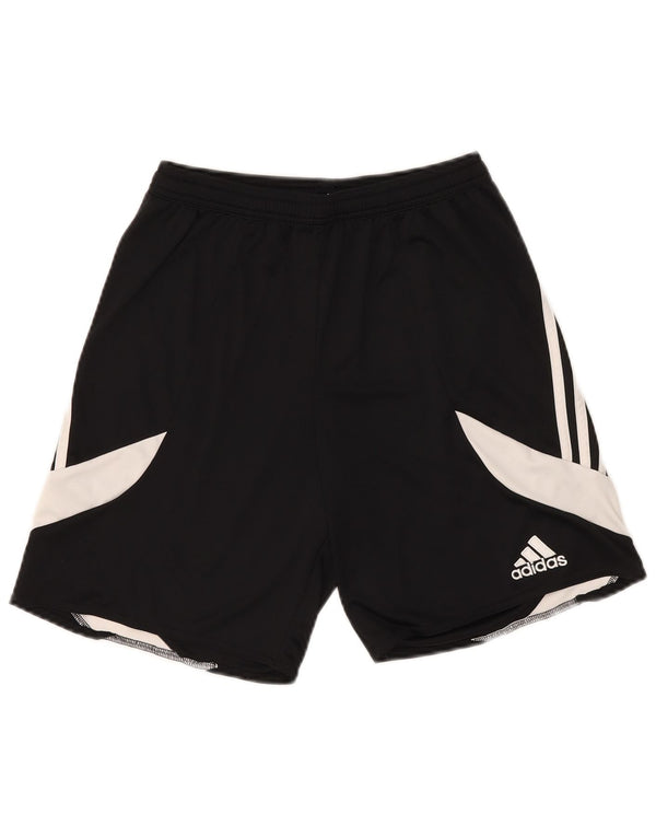 Adidas Mens Climalite Sport Shorts Pequeno Poliéster Colorblock Preto