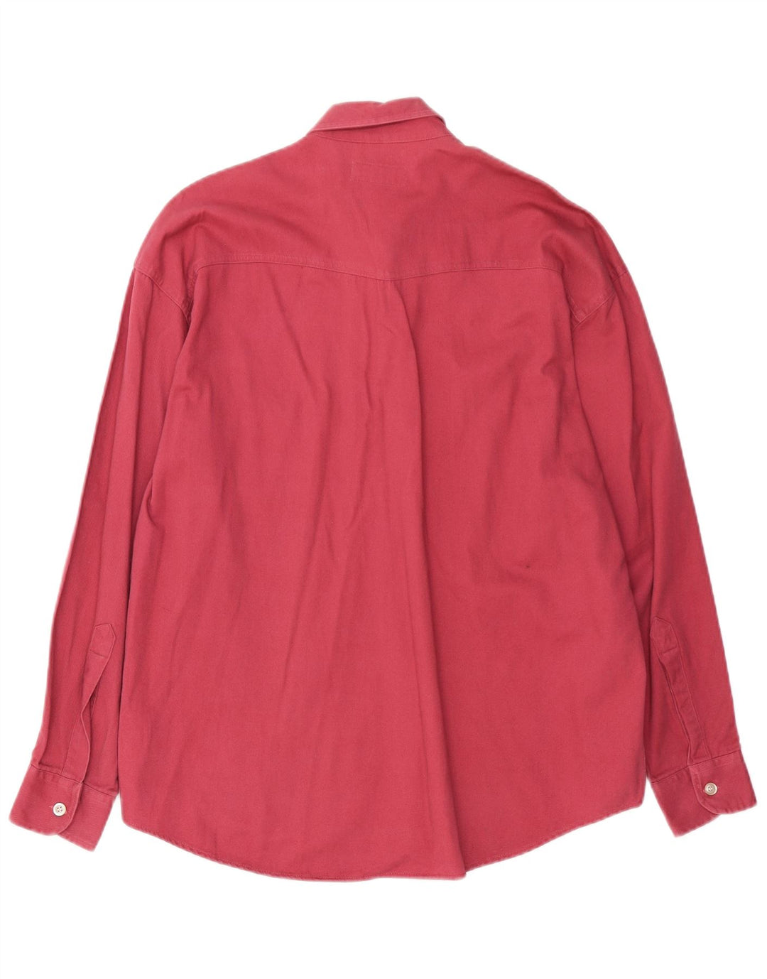 Camisa masculina vintage grande algodão Borgonha