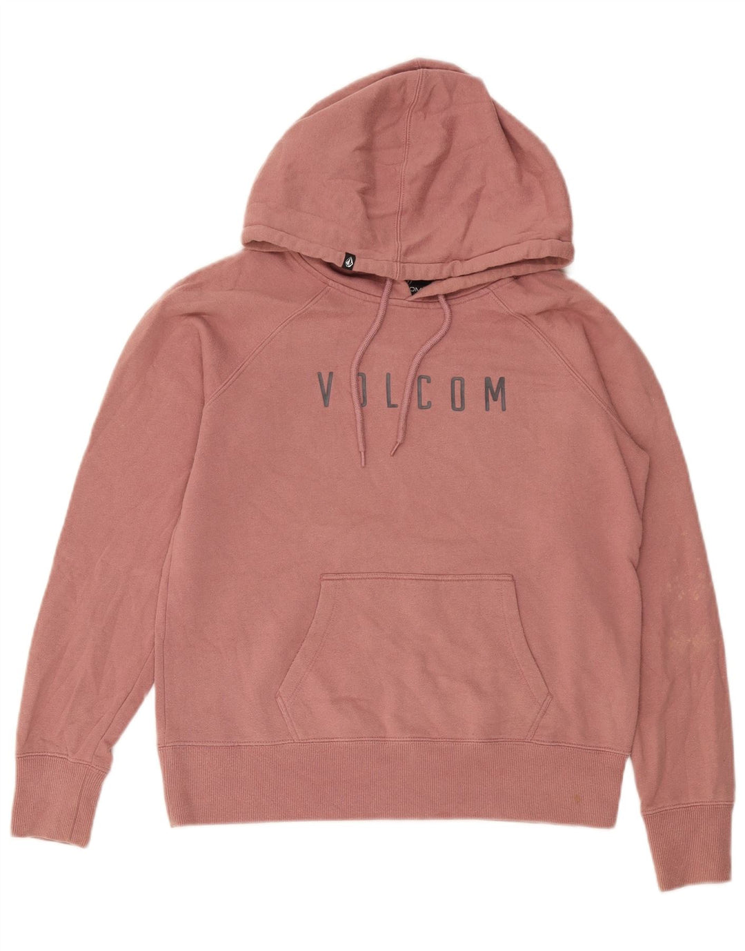 Jumper com capuz gráfico feminino VOLCOM UK 14 rosa médio