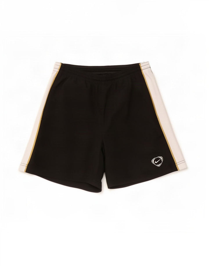 Shorts esportivos masculinos Nike médio preto colorblock