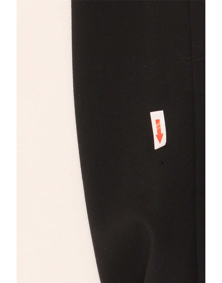 Jaqueta blazer masculina Wilvorst com 1 botão Reino Unido 38 médio preto lã nova