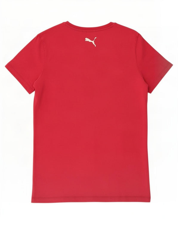 Camiseta Puma Meninas Graphic 15-16 Anos Algodão Rosa