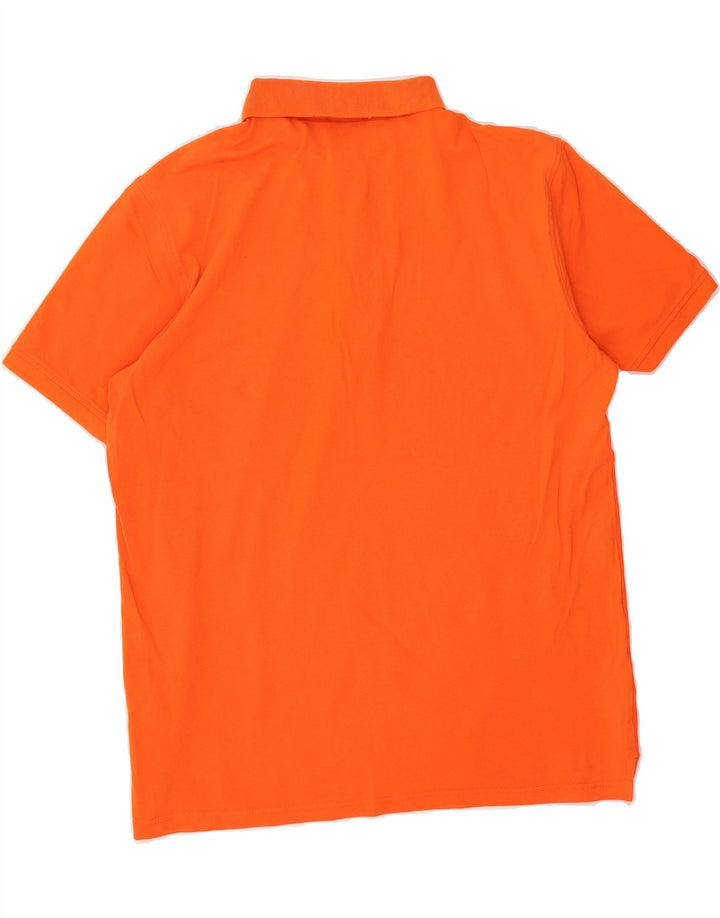 U.S. POLO ASSN. Mens Polo Shirt 2XL Orange Cotton Vintage U.S. Polo Assn. and Second-Hand U.S. Polo Assn. from Messina Hembry 