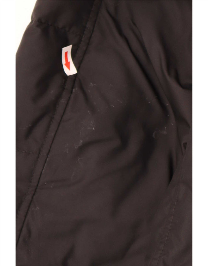 Jaqueta masculina Fay acolchoada com capuz UK 44 2XL poliéster preto