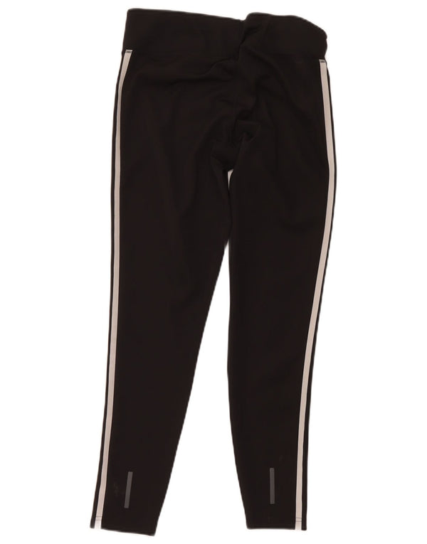 Adidas Womens Climalite Crop Leggings UK 12/14 Médio Preto Poliéster