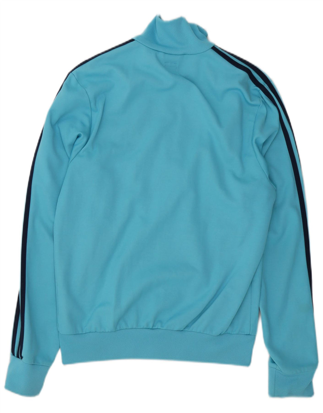 Adidas Mens Tracksuit Top Jacket Médio Azul Colourblock Algodão