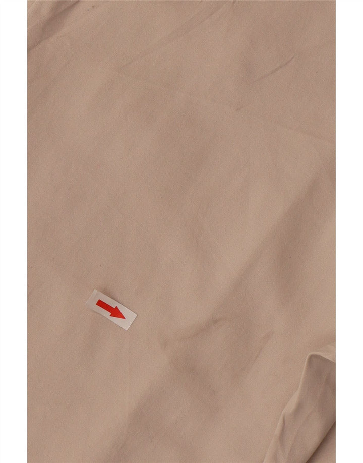 Calça casual feminina Lee com ajuste relaxado EUA 8 médio W30 L30 algodão bege