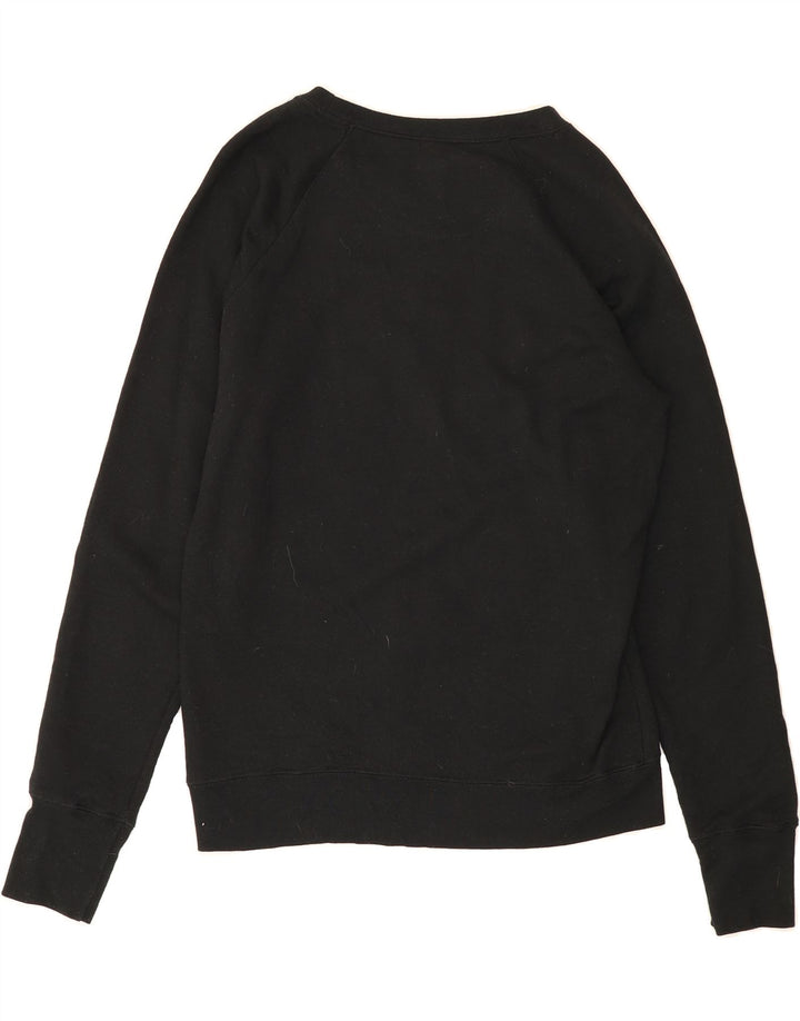 CHAMPION Mens Graphic Sweatshirt Jumper Medium Black Polyester Vintage Champion and Second-Hand Champion from Messina Hembry 