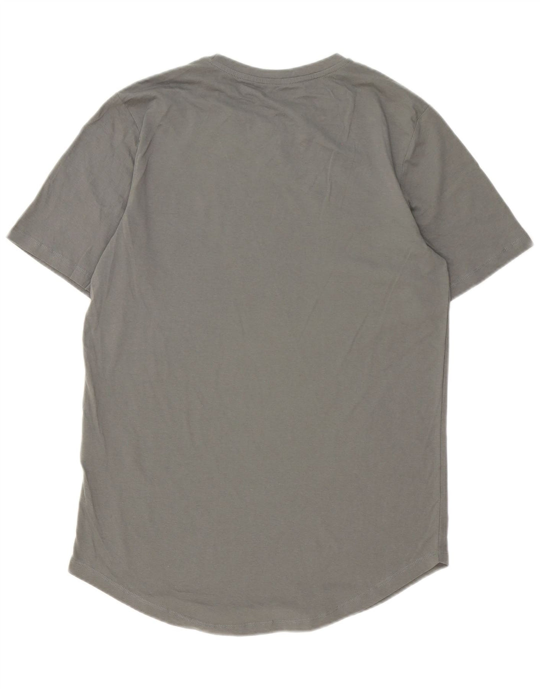 Camiseta masculina Jack & Jones Lash Top algodão cinza médio