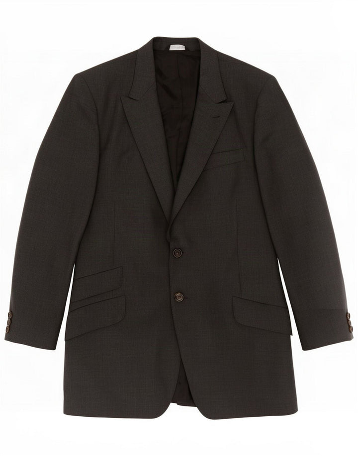 Paul Smith Mens 2 Button Blazer Jacket UK 41 Large Grey Wool
