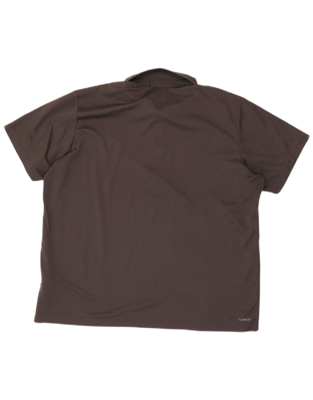 Adidas Mens Climalite Polo Shirt 2XL Cinza Poliéster