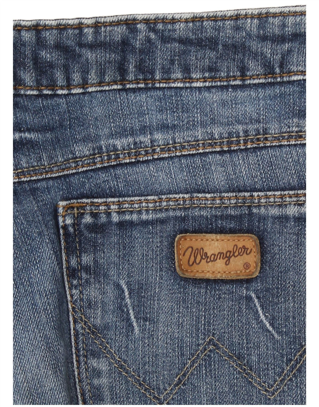 Calça Wrangler feminina jeans W32 grande algodão azul