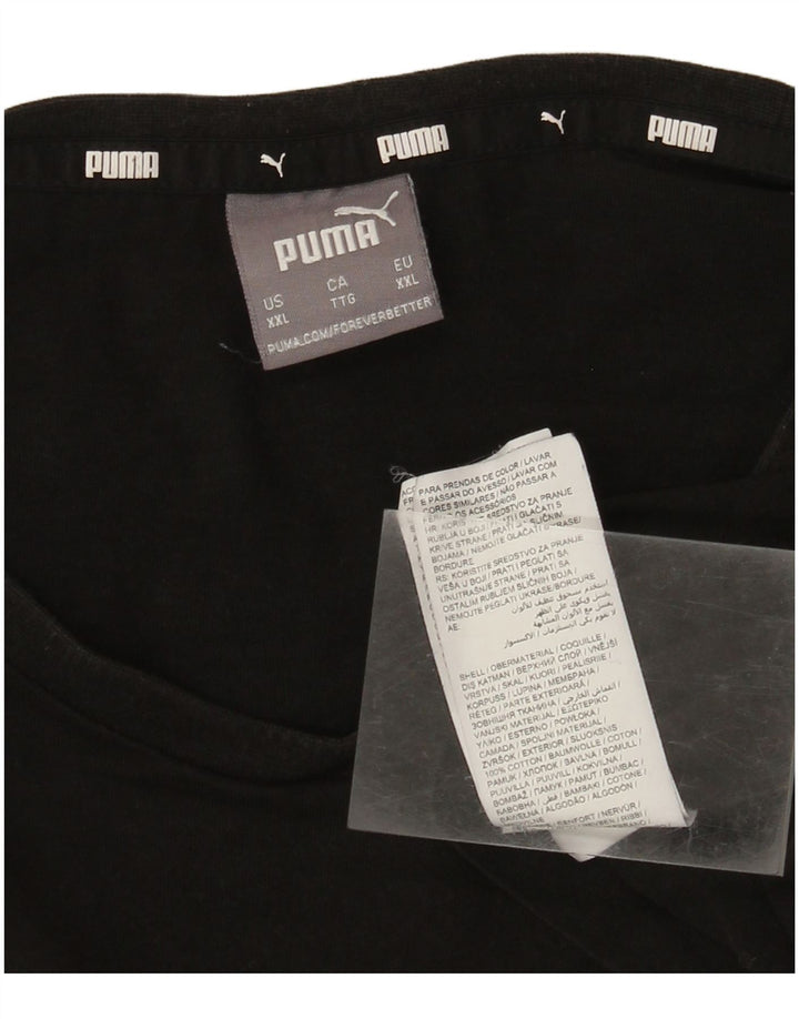 Camiseta masculina Puma Top 2XL algodão preto
