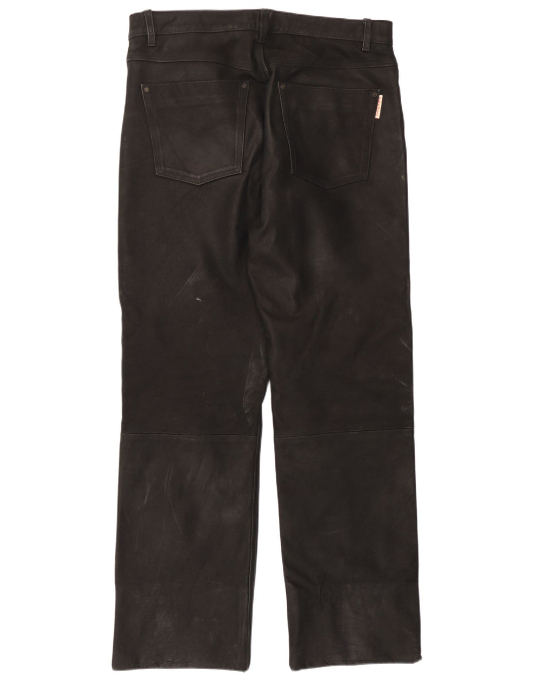 Calça masculina de couro Fuente W37 L31 couro preto
