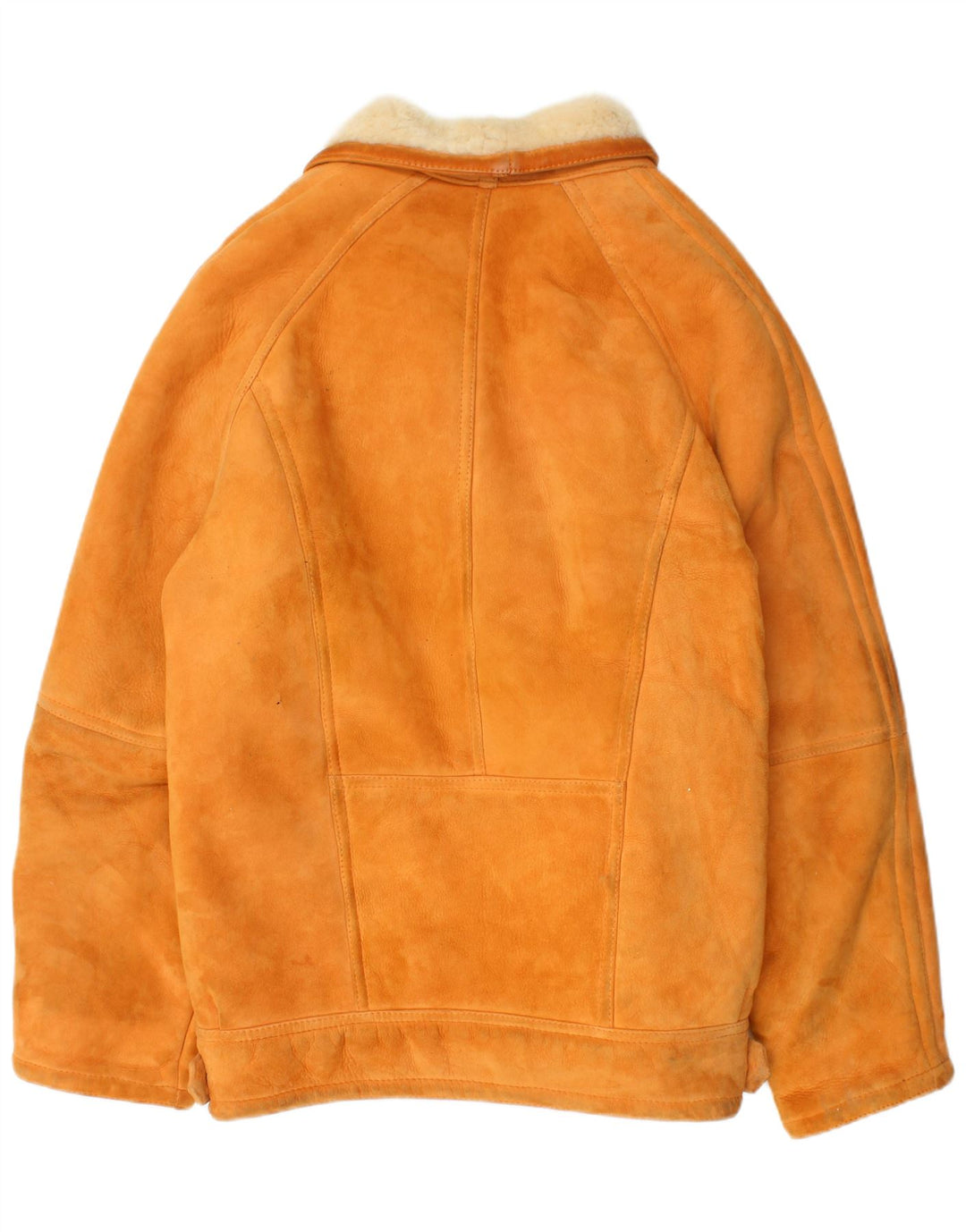 Jaqueta masculina VINTAGE Shearling IT 52 XL Bege Shearling