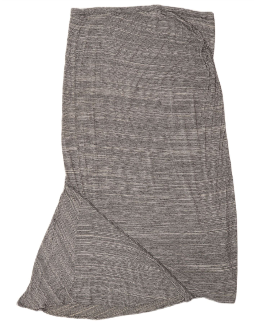 Saia maxi feminina MOSSIMO XL W38 cinza risca de giz rayon
