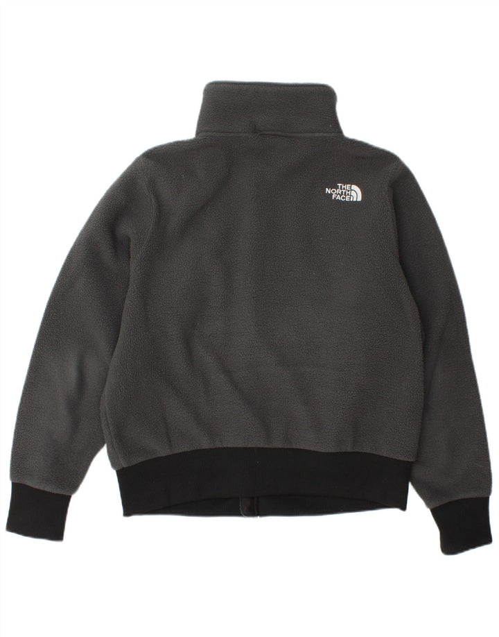 Jaqueta de lã feminina The North Face UK 14 bloco colorido cinza médio