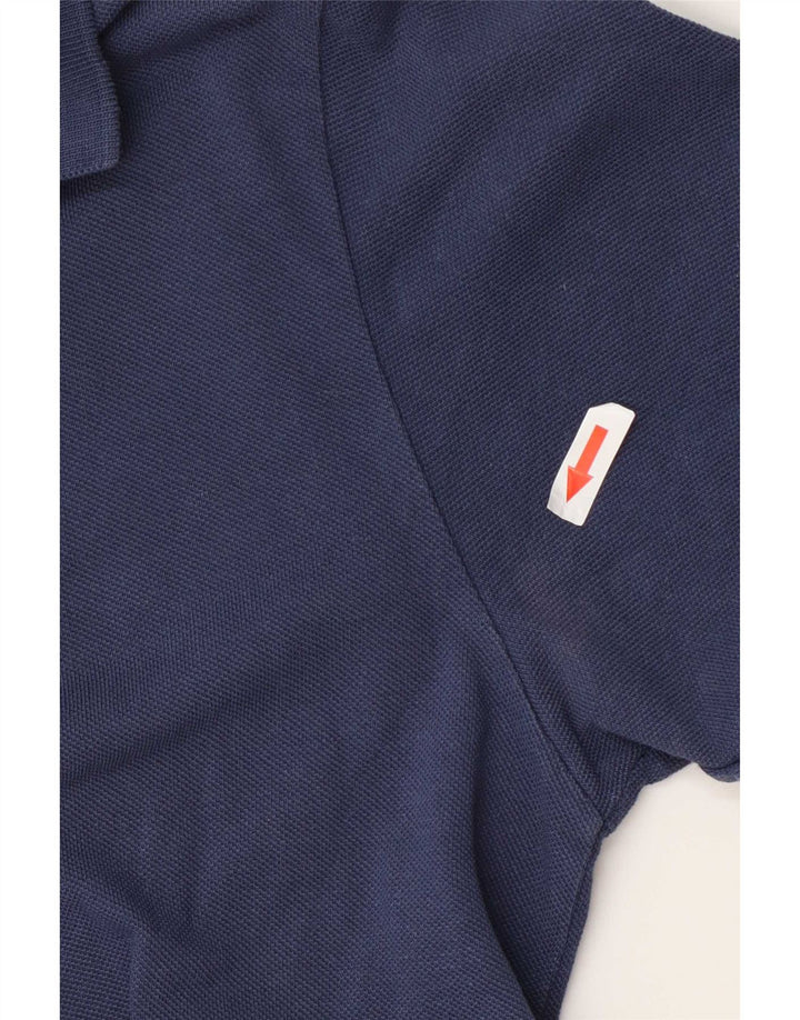 Camisa polo masculina Marlboro Classics pequena azul marinho