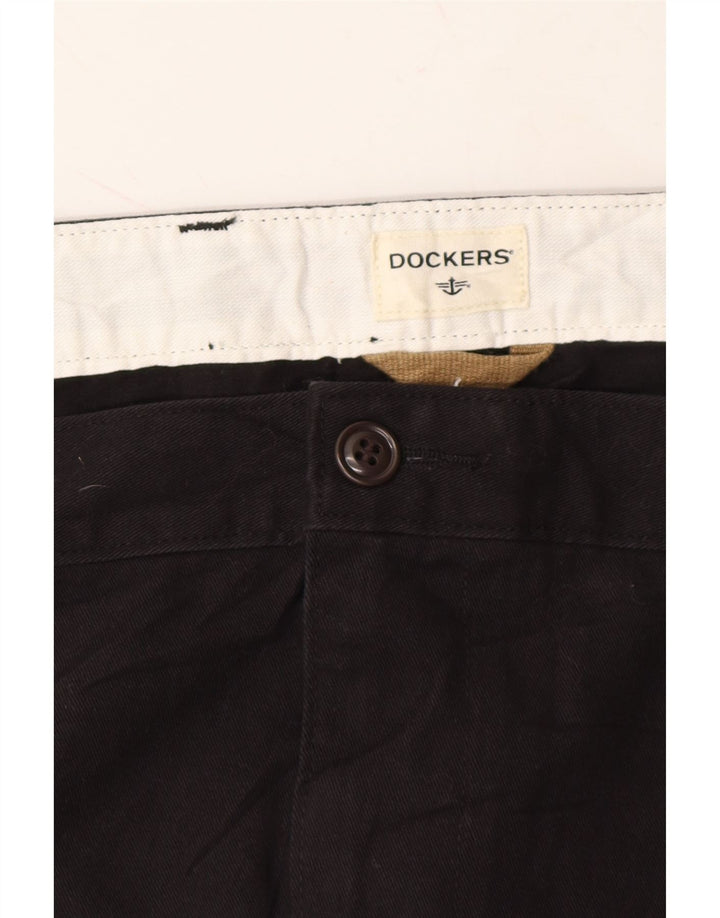 DOCKERS Mens Chino Shorts W60 6XL Black Cotton Vintage Dockers and Second-Hand Dockers from Messina Hembry 