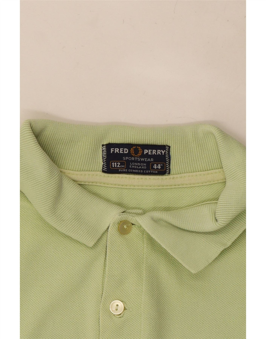 Camisa pólo masculina FRED PERRY verde médio