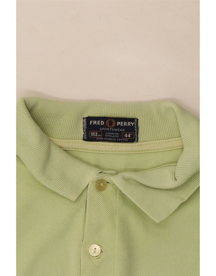 Camisa pólo masculina FRED PERRY verde médio