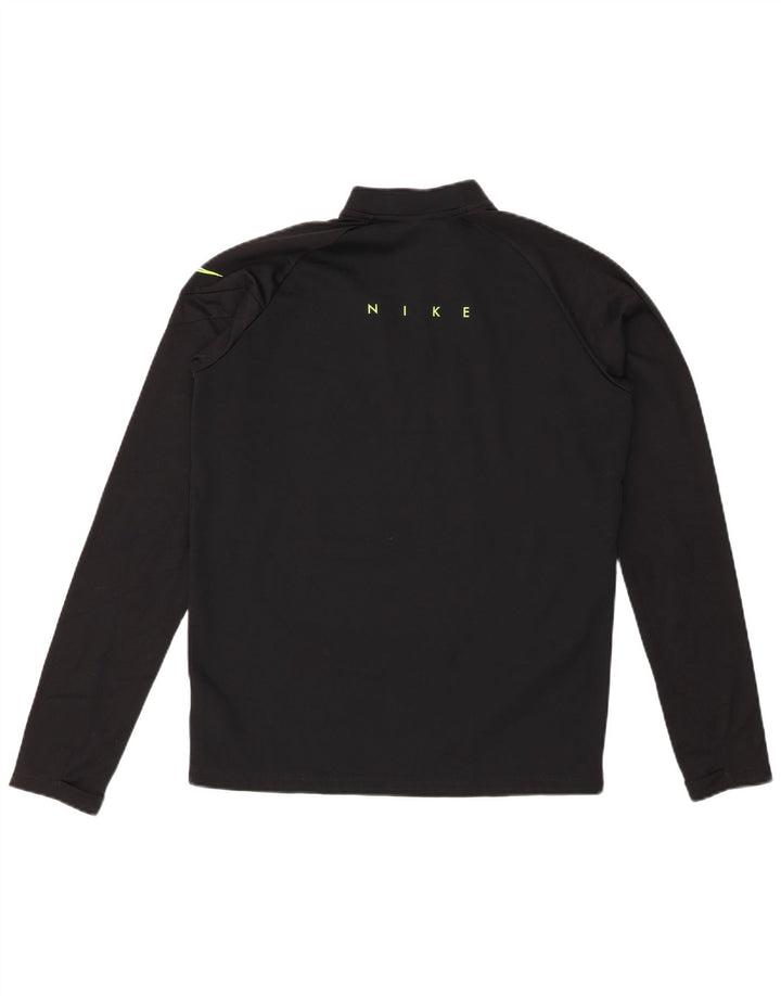 NIKE Boys Dri Fit Graphic Pullover Treino Top 13-14 Anos XL Preto