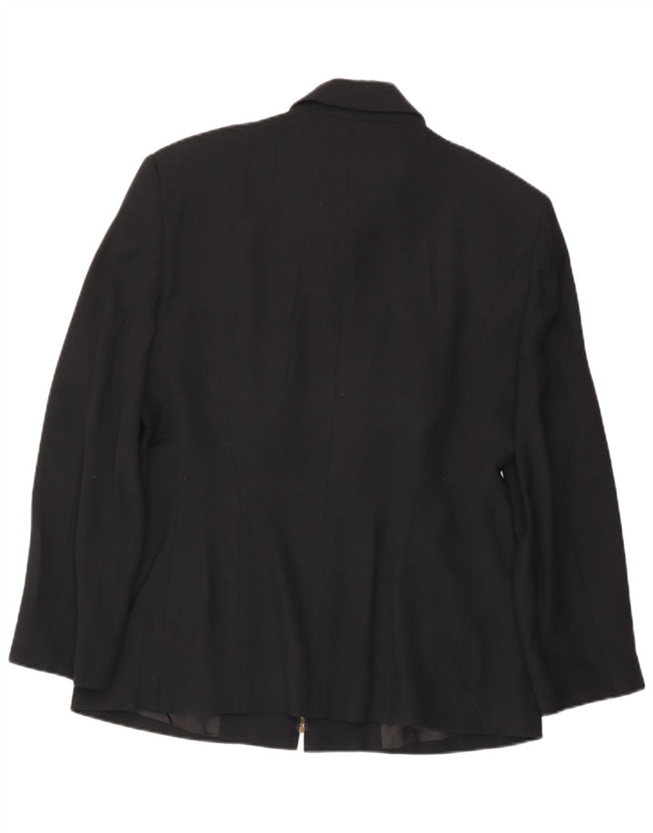 Jaqueta bomber feminina Belfe & Belfe IT 46 grande lã preta
