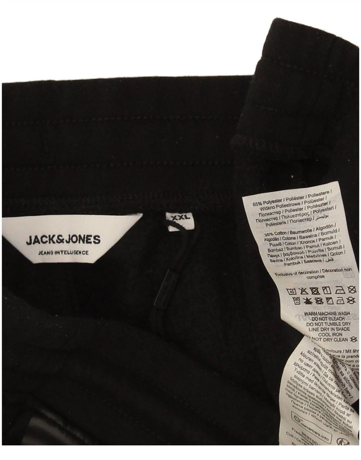 Calça de treino masculina Jack & Jones Joggers 2XL poliéster preto