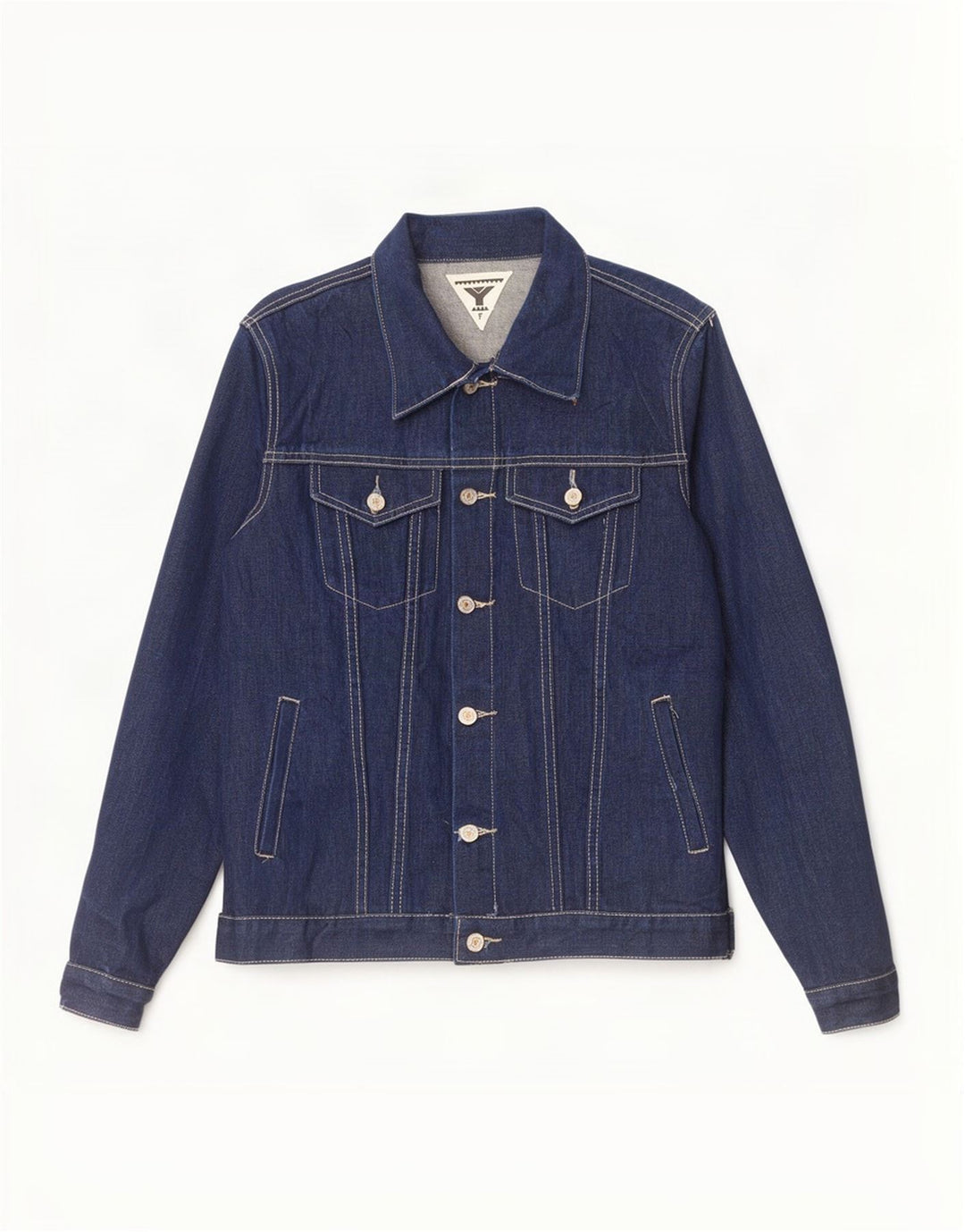 Jaqueta jeans vintage para meninos 14-15 anos azul marinho algodão