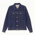 Jaqueta jeans vintage para meninos 14-15 anos azul marinho algodão