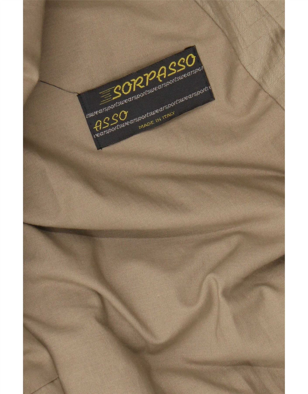 Trench Coat Vintage Masculino UK 42 XL Bege