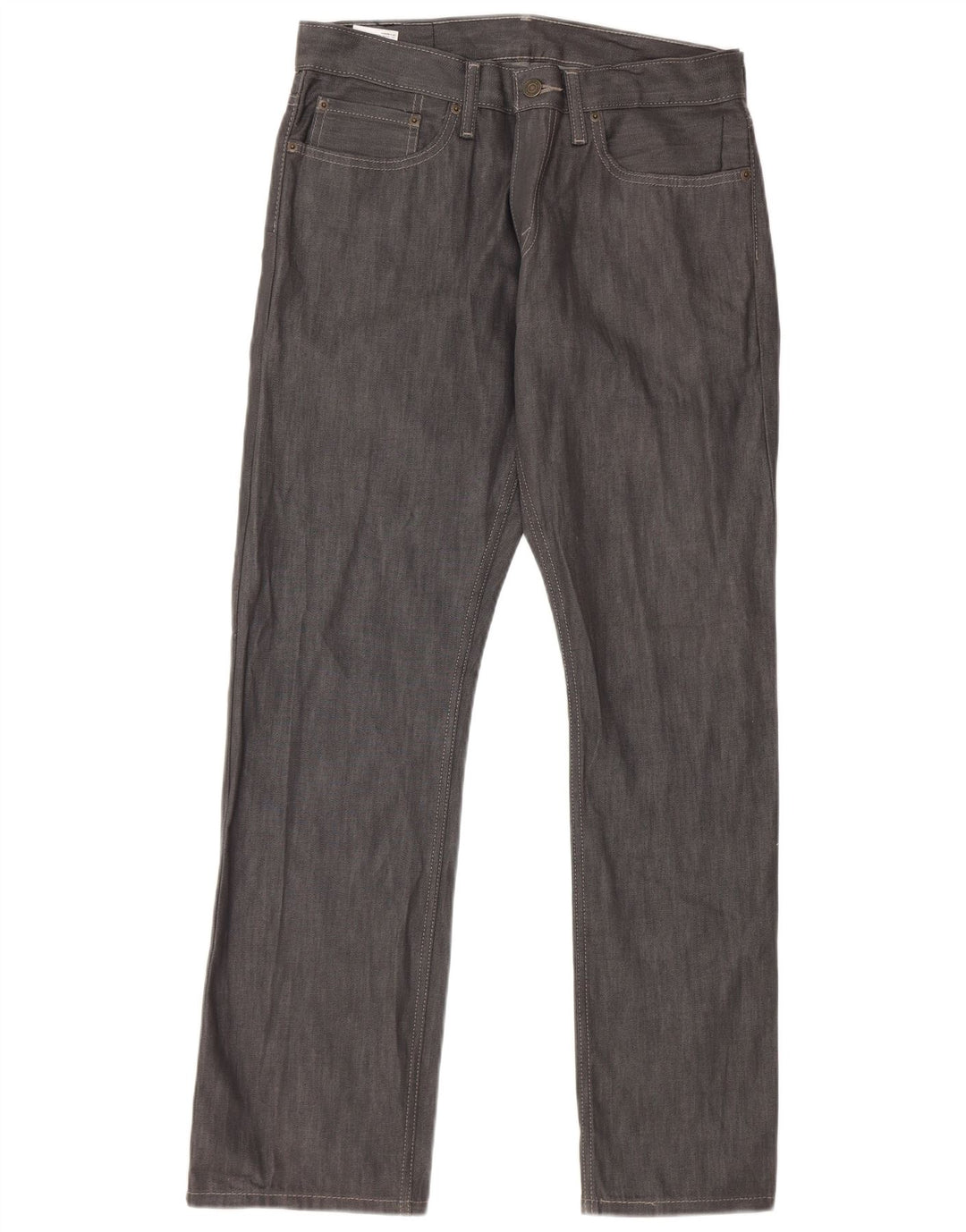 Jeans retos masculinos LEVI'S W32 L32 algodão cinza