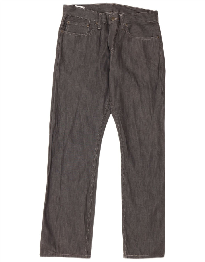 Jeans retos masculinos LEVI'S W32 L32 algodão cinza
