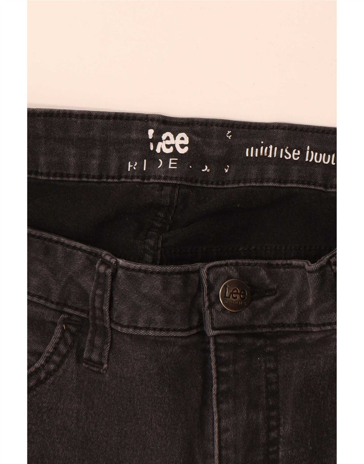 Lee Womens Riders Mid Rise Bootcut Jeans W32 L31 Cinza