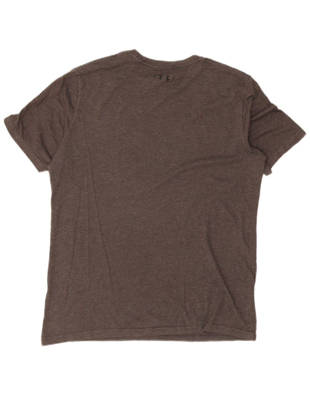 Camiseta gráfica masculina Under Armour cinza médio