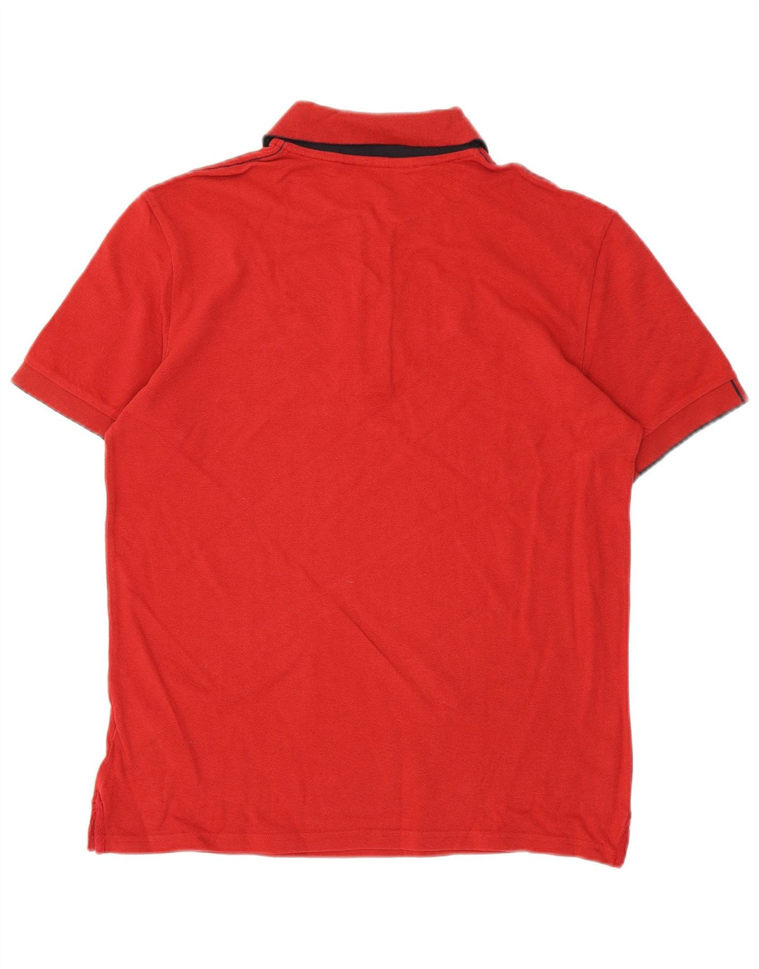 Camisa polo masculina TRUSSARDI algodão vermelho médio