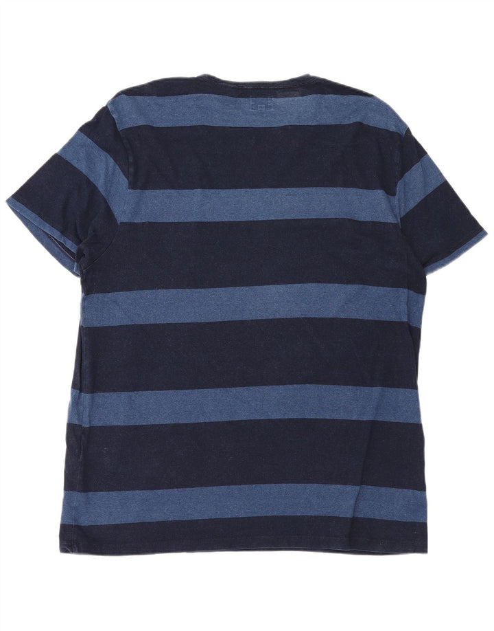 Camiseta masculina LEVI'S Top 2XL algodão listrado azul